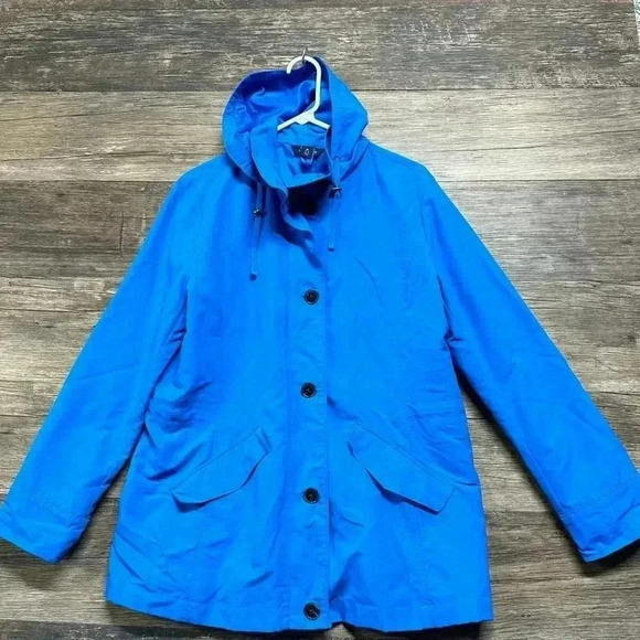 Lands' End Blue Utility Jacket - Picture 1 of 5